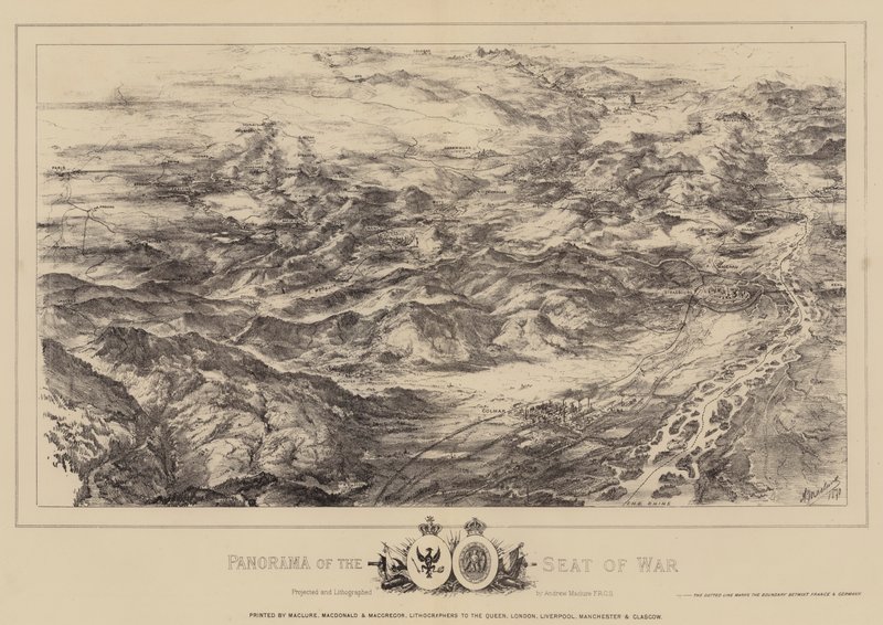 Panorama des Kriegsschauplatzes von Andrew Maclure