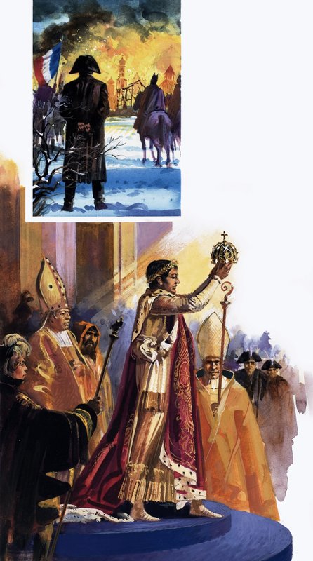 Krönungsszene und Napoleon von Andrew Howat