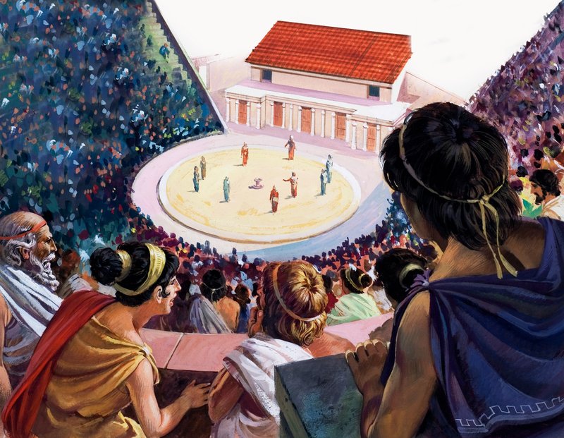 Griechisches Theater von Andrew Howat
