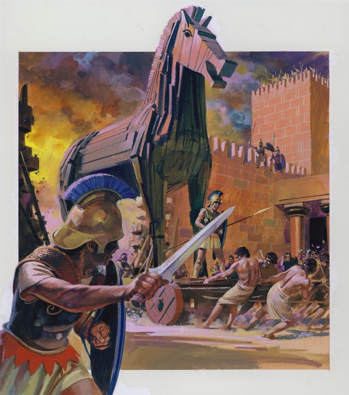Das Trojanische Pferd von Andrew Howat