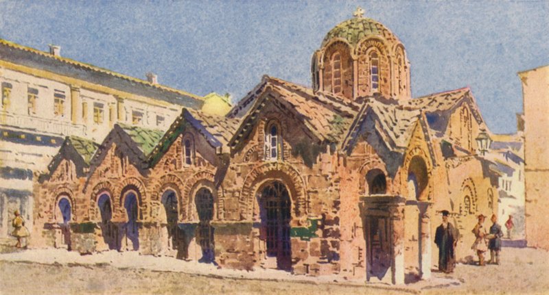 Kirche Panagia Kapnikarea, Athen von Angelos Giallinos