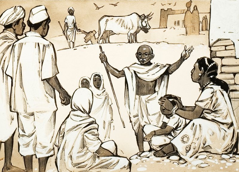 Mahatma Gandhi von Angus McBride