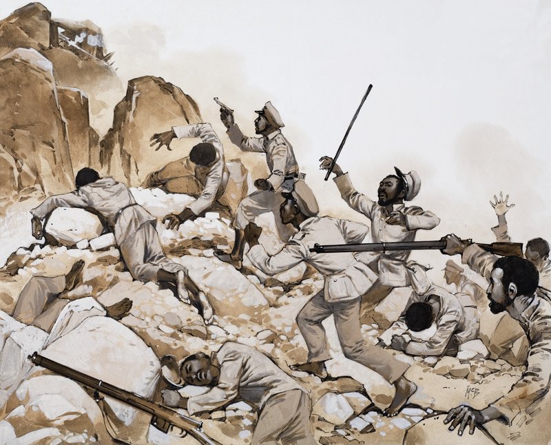 Militärisches Gefecht von Angus McBride