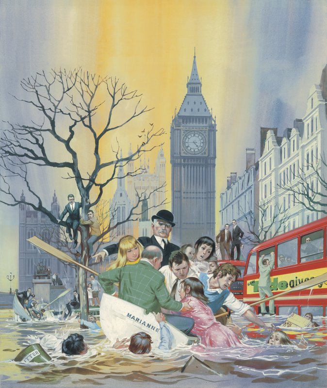Themse-Flut von Angus McBride