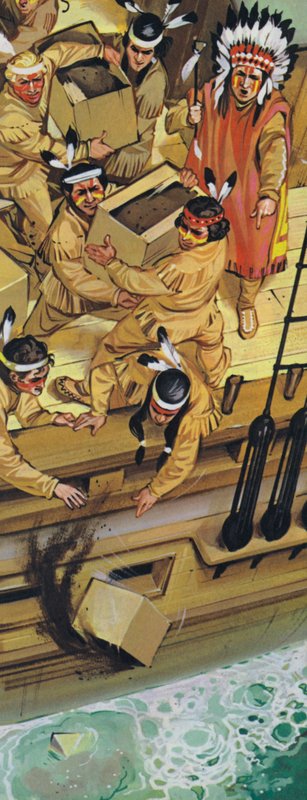 Die Boston Tea Party von Angus McBride