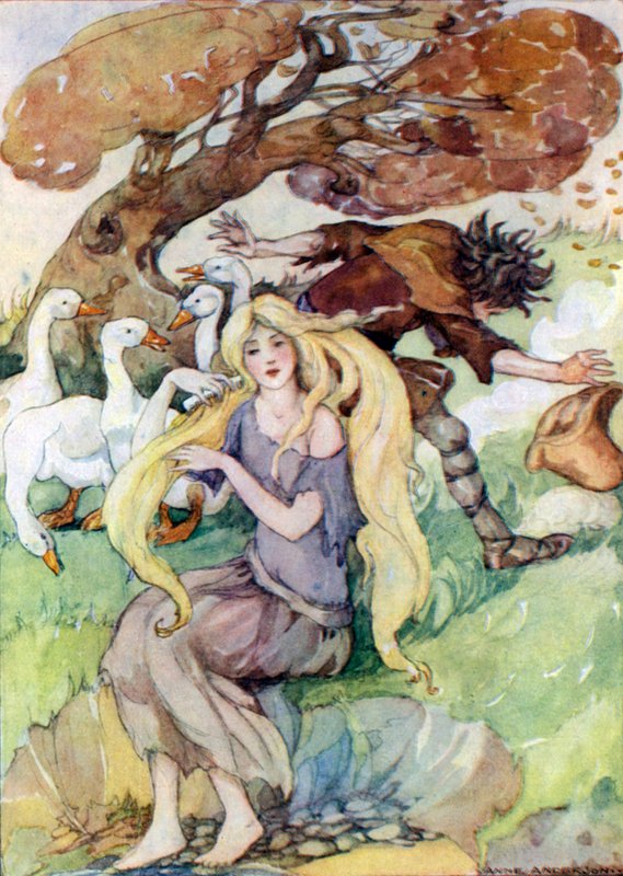 Die Gänsemagd von Anne after Anderson