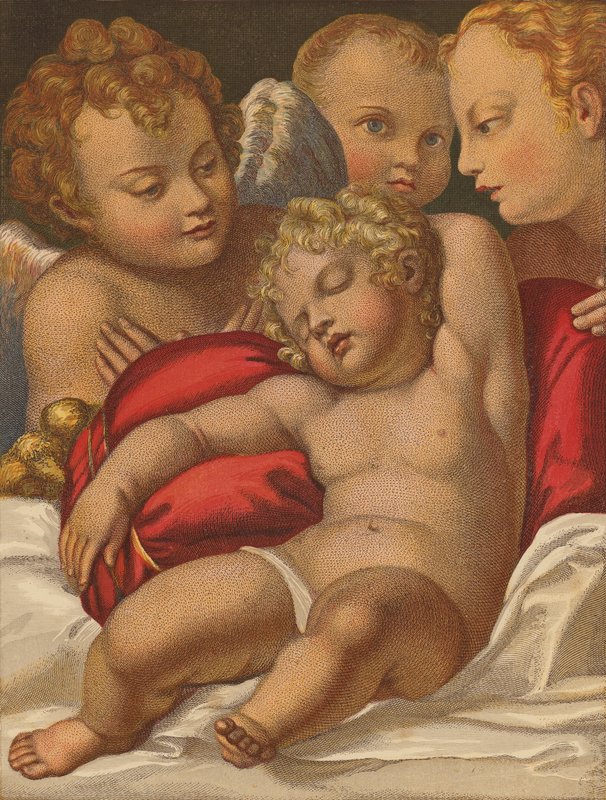 Der Heiland als Kind von Annibale (after) Carracci