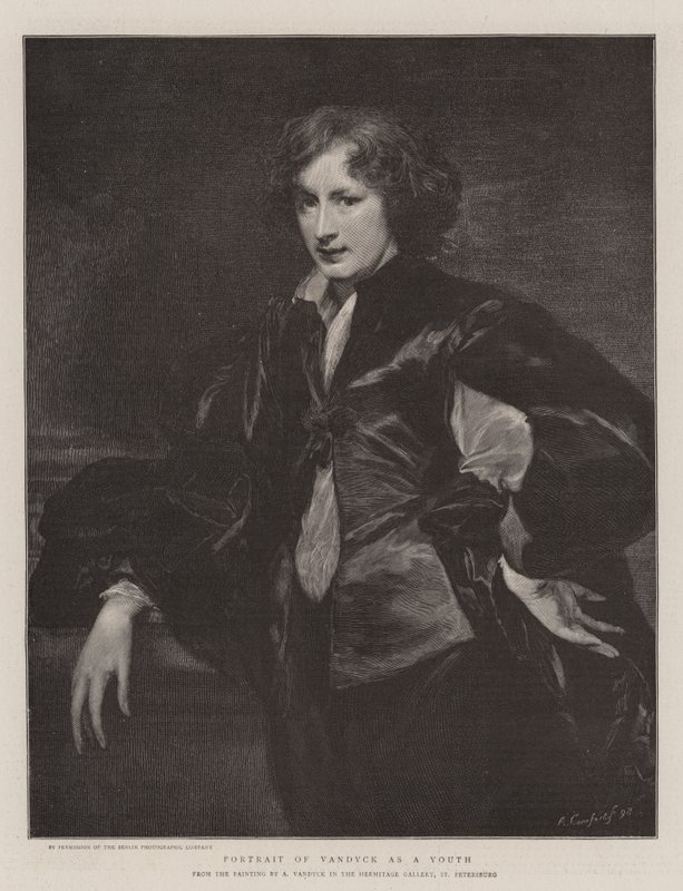 Porträt von Vandyck als Jugendlicher von Anthony van Dyck