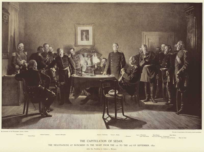 Die Kapitulation von Sedan von Anton Alexander von Werner