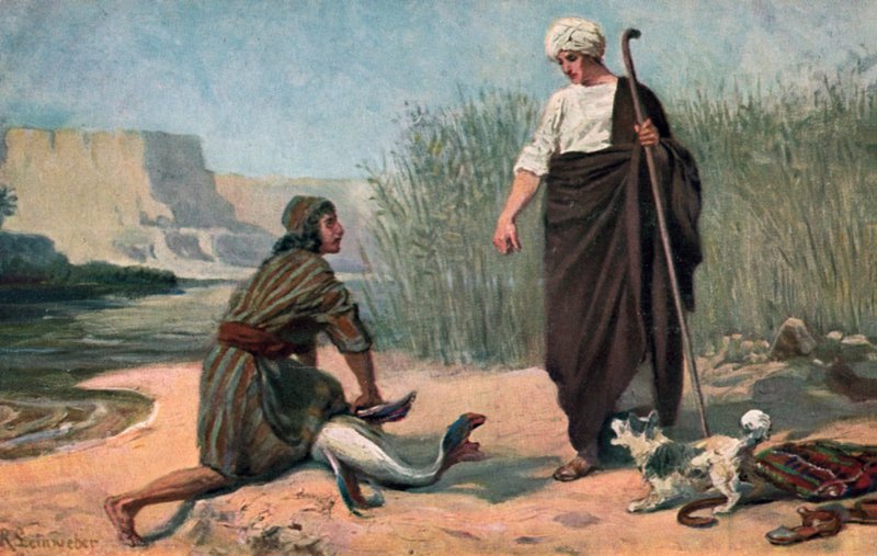 Tobias und der Engel von Anton Robert Leinweber