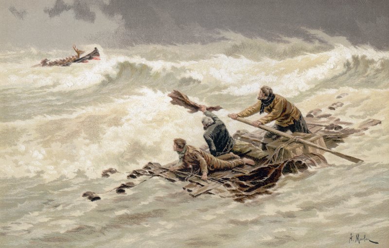 Gestrandet und gerettet von Antony Paul Emile Morlon