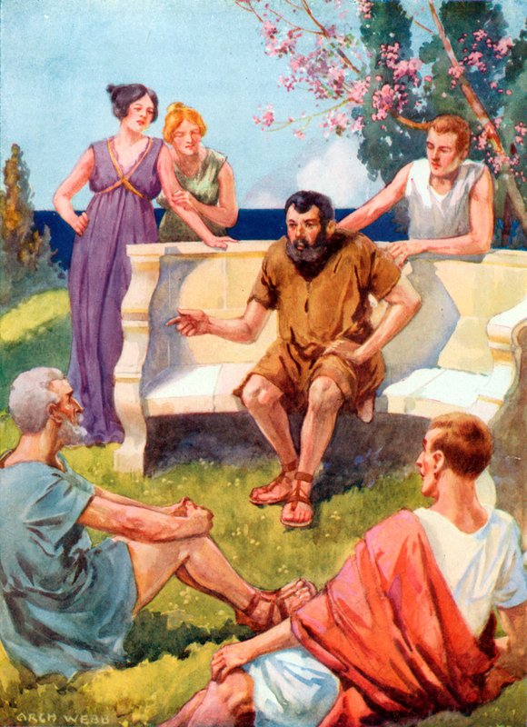 Äsop erzählt seine Geschichten von Archibald Webb