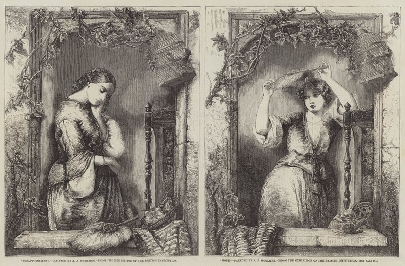 Ausstellung der British Institution von Arthur Joseph Woolmer