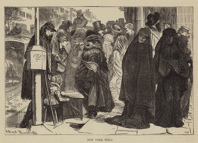 New Yorker Schleier von Arthur Boyd Houghton