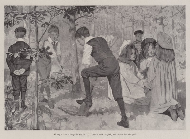Fuchsjagd, von E. Nesbit von Arthur Herbert Buckland