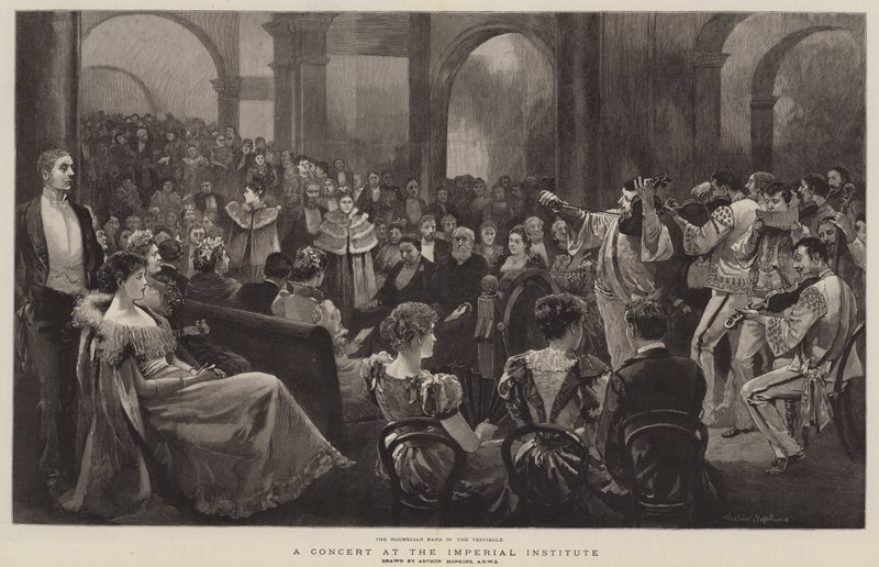 Ein Konzert im Imperial Institute von Arthur Hopkins