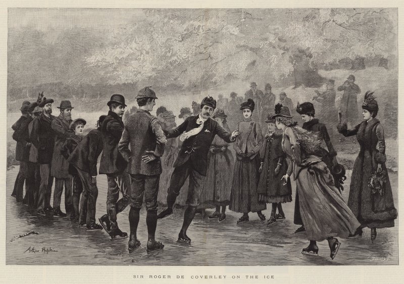 Sir Roger de Coverley auf dem Eis von Arthur Hopkins