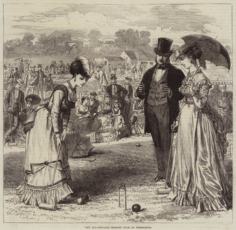 Der All-England Croquet Club in Wimbledon von Arthur Hopkins