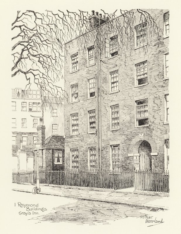 1 Raymond Buildings, Gray’s Inn von Arthur Moreland