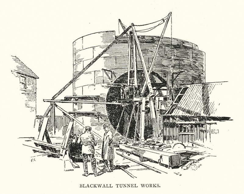 Blackwall-Tunnel-Arbeiten von Arthur Moreland