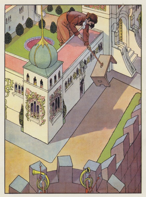 Illustration für Gullivers Reisen von Jonathan Swift von Artus Scheiner
