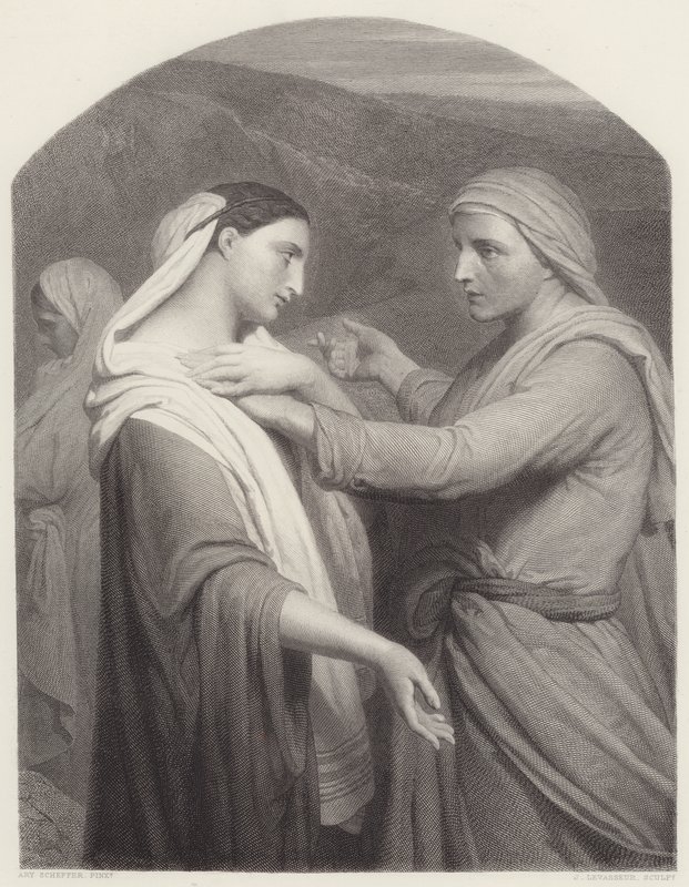 Ruth und Naomi von Ary Scheffer