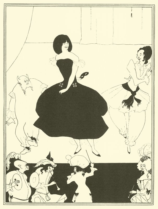 Komödie Ballett der Marionetten (Lithografie) von Aubrey (after) Beardsley