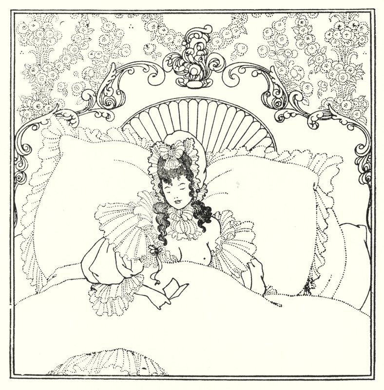 Der Liebesbrief (Gravur) von Aubrey (after) Beardsley