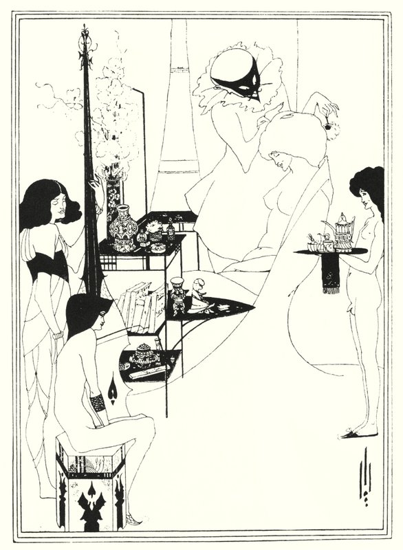 Die Toilette der Salome (Gravur) von Aubrey (after) Beardsley