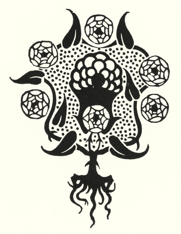 Entwurf für den Einband von "Salome" von Aubrey Beardsley