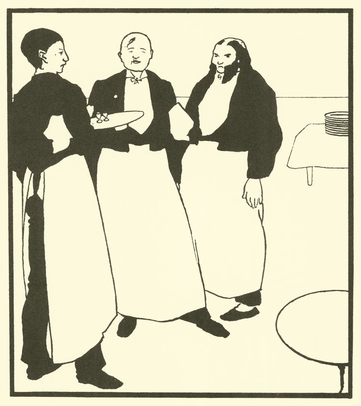 Garçons de Café von Aubrey Beardsley
