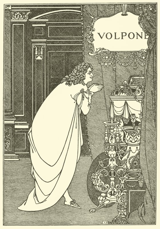 Volpone von Aubrey Beardsley