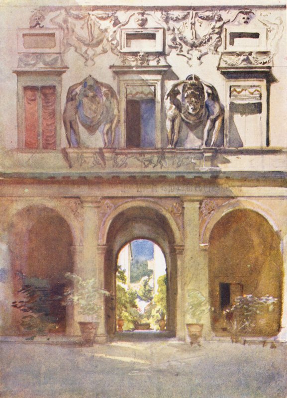 Rom: Palazzo Spada von Aubrey Waterfield