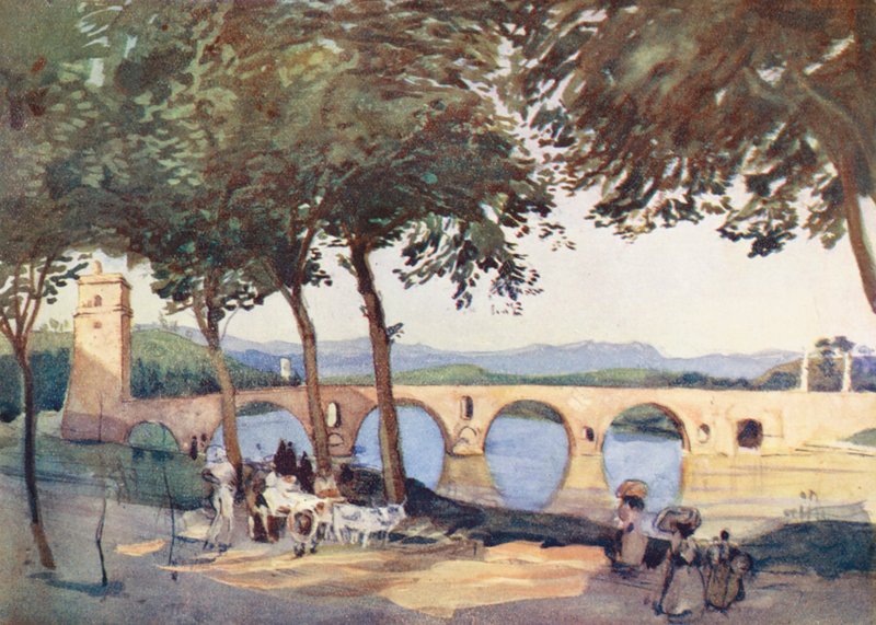 Rom: Die Ponte Molle von Aubrey Waterfield