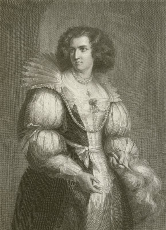 Gräfin Terzky (Gravur) von August Friedrich Pecht