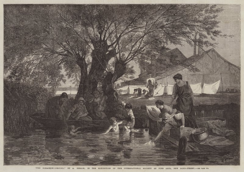 Die Bleiche von Auguste Joseph Herlin