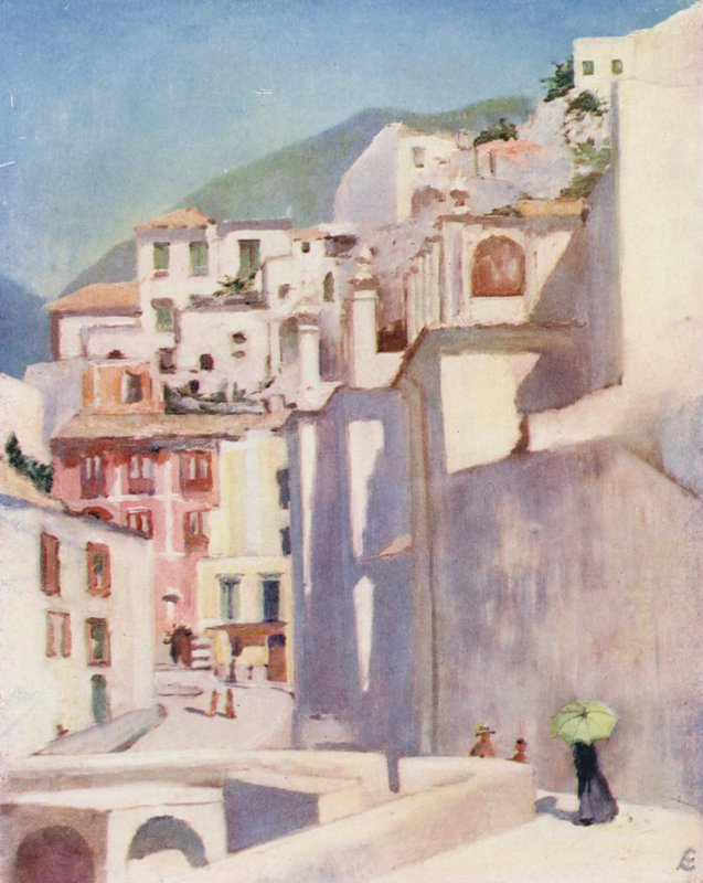 Amalfi im Sommer von Augustine Fitzgerald