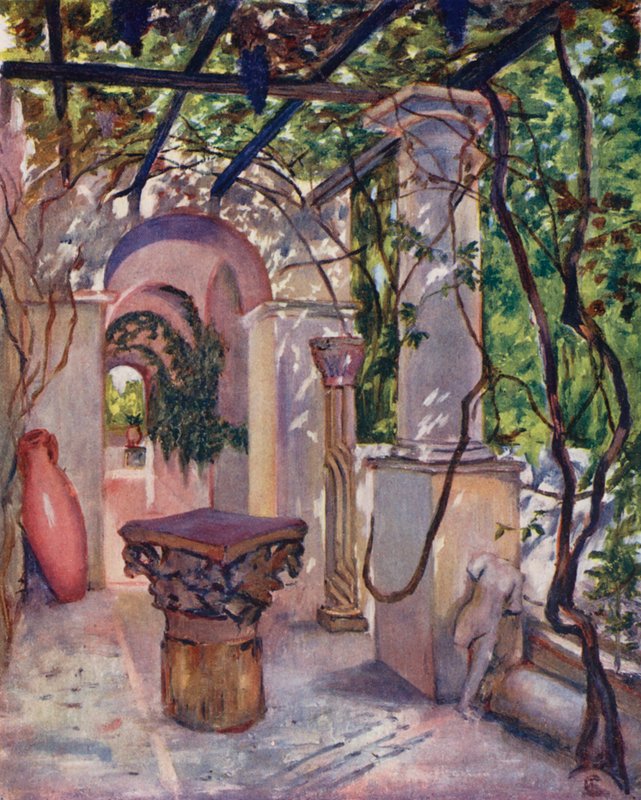 Villa Munthe, Anacapri von Augustine Fitzgerald