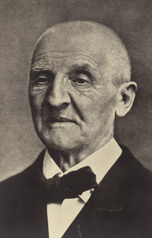 Anton Bruckner, österreichischer Komponist (1824-1896) von Austrian Photographer