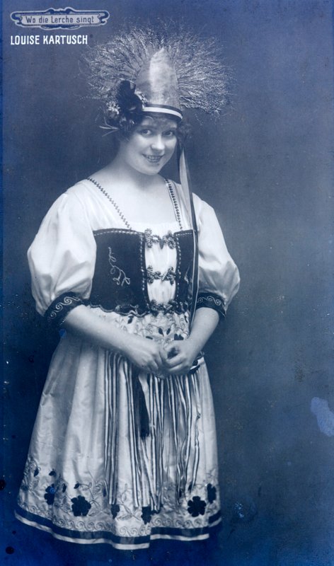 Louise Kartousch, österreichische Opernsängerin von Austrian Photographer