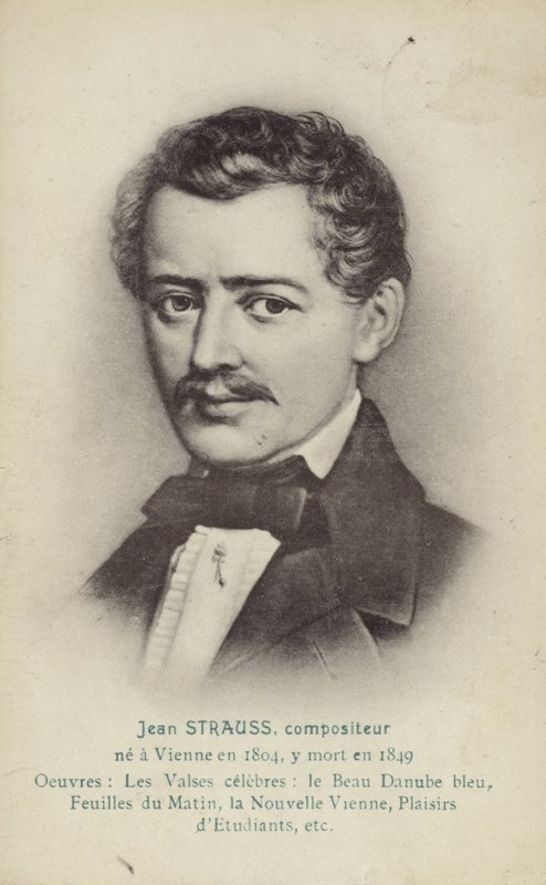 Porträt von Johann Strauss II von Austrian School