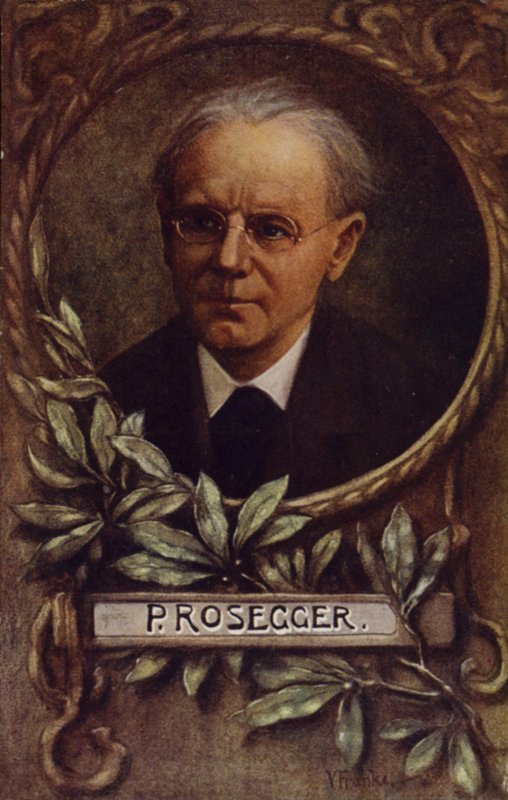 Porträt von Peter Rosegger von Austrian School