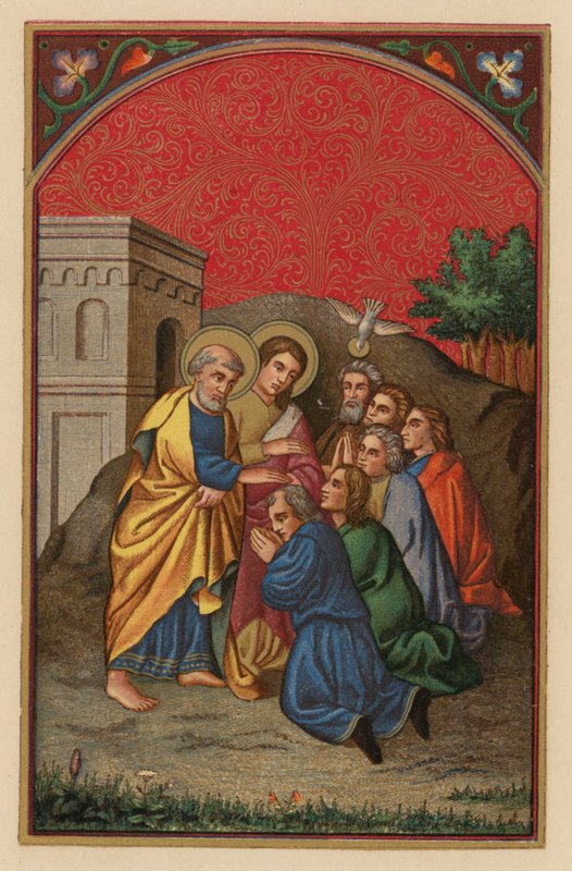 Heiliger Petrus und Johannes in Samaria von Austrian School