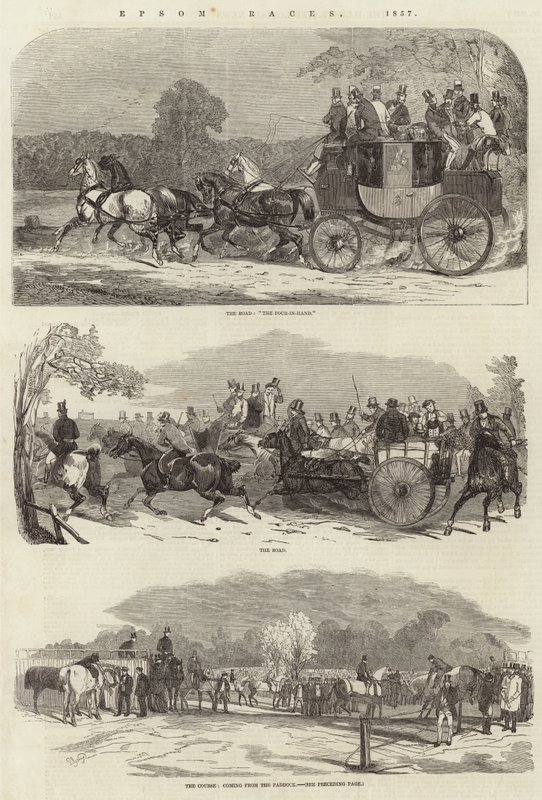 Epsom-Rennen, 1857 von Benjamin Herring