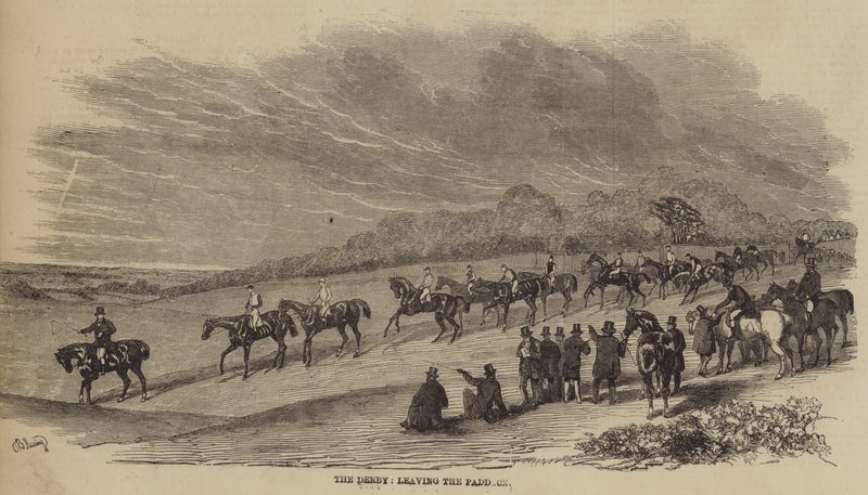 Das Derby, Verlassen des Paddocks von Benjamin Herring