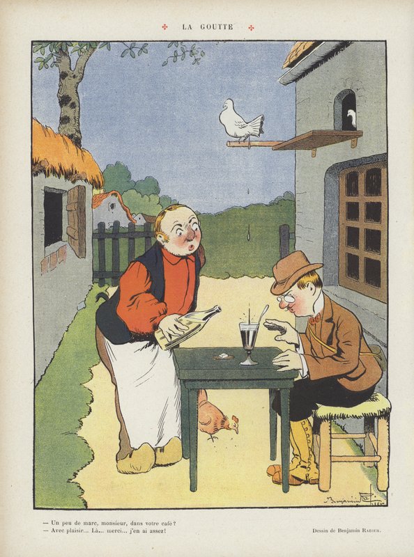Illustration für Le Rire von Benjamin Rabier