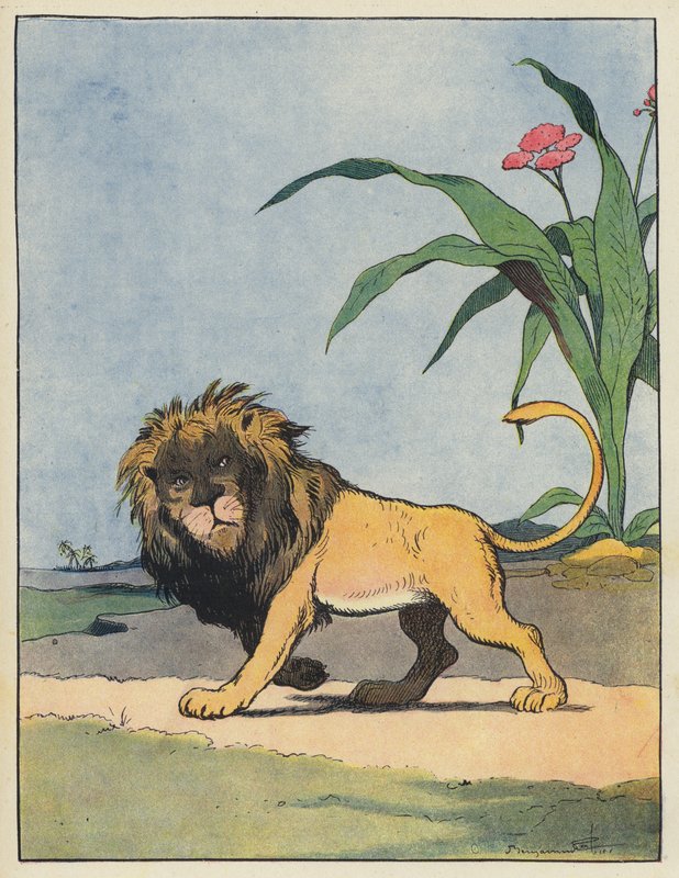Löwe von Benjamin Rabier