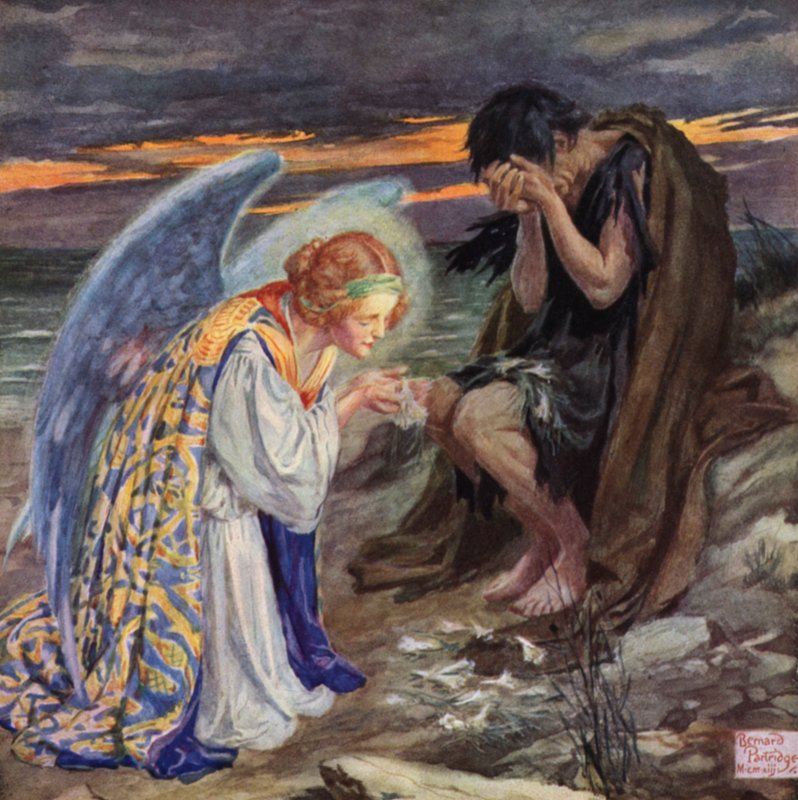 Szene aus Apparent Failure von Robert Browning von Bernard Partridge