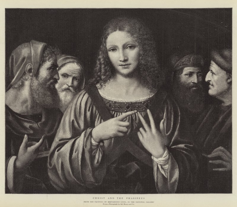 Christus und die Pharisäer von Bernardino Luini
