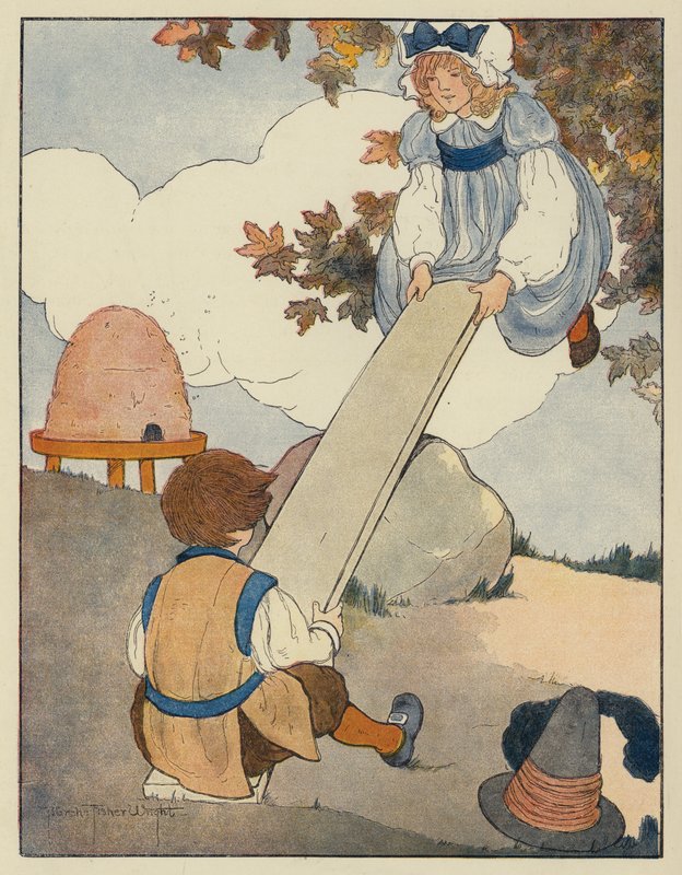 Wippe von Blanche Fisher Wright